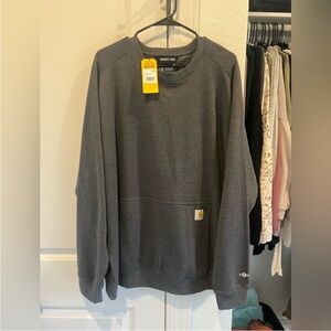 *NWT* Carhartt Force Men's Gray Sweater
